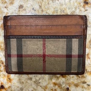 Burberry unisex wallet/cardholder designer
